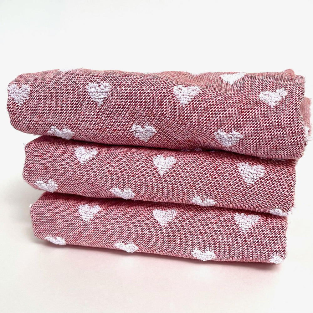 Cupid Hand & Face Towel - Red