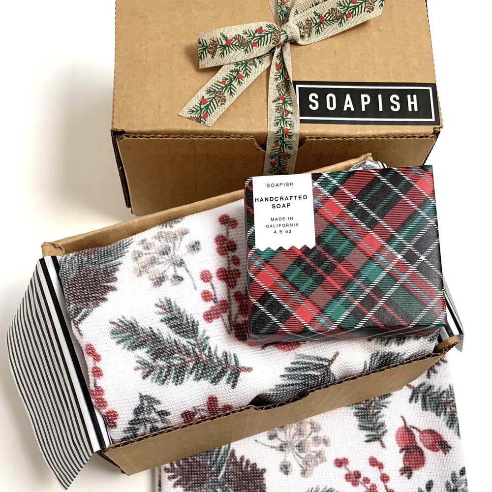 Winter Gardenia Soap and Towel Set