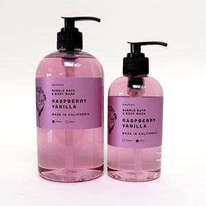 Raspberry Vanilla Bubble Bath & Body Wash