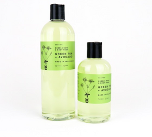 Green Tea + Avocado Bubble Bath & Body Wash