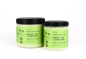
                
                    Load image into Gallery viewer, Green Tea + Avocado Sugar Scrub
                
            
