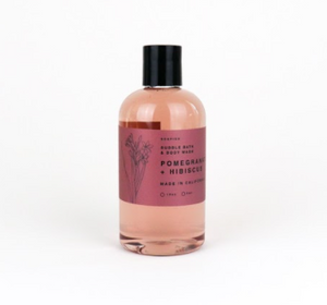 Pomegranate + Hibiscus Bubble Bath & Body Wash
