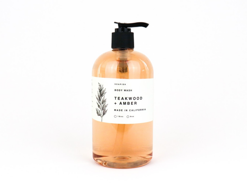 Teakwood + Amber Body Wash