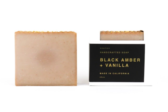 
                
                    Load image into Gallery viewer, Black Amber + Vanilla Bar Soap
                
            