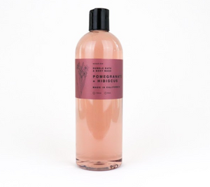 Pomegranate + Hibiscus Bubble Bath & Body Wash
