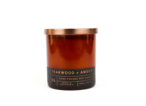 Teakwood + Amber Candle